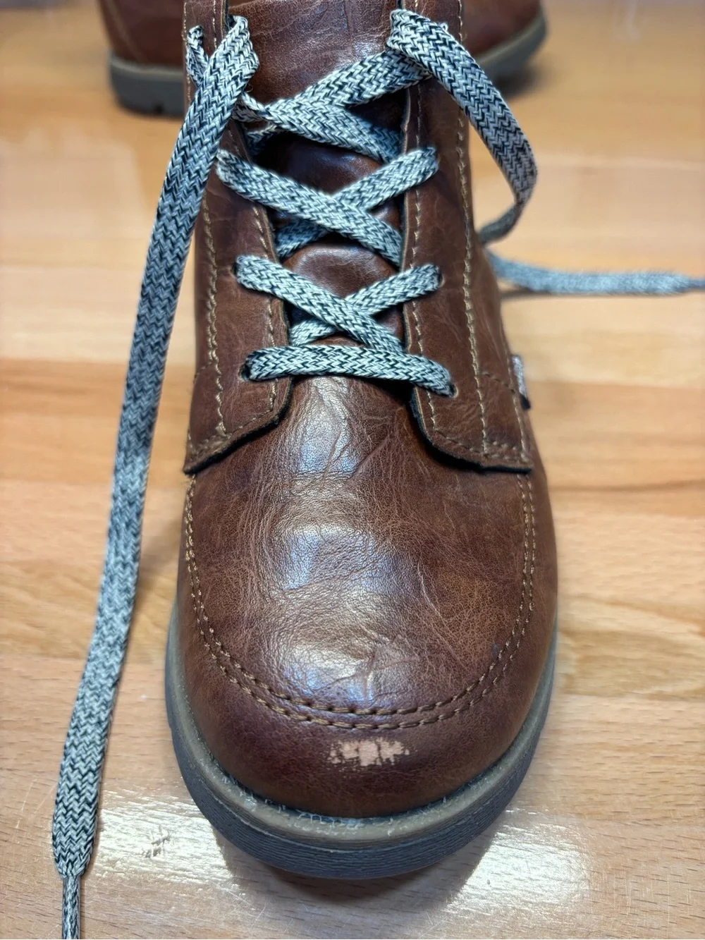 OshKosh B'gosh Brown Lace-Up Kids Boots